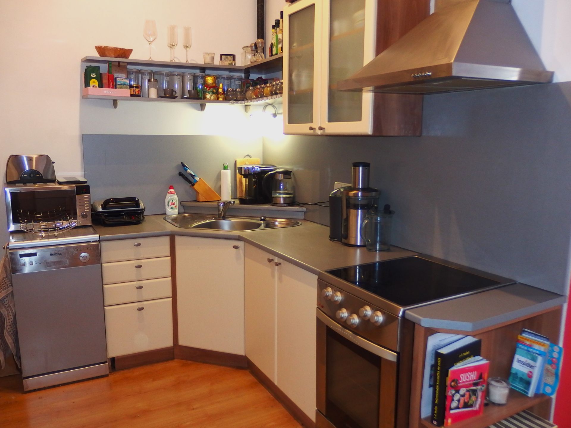 Pronájem pěkného bytu 1+kk, ca 45 m2, v centru Liberce, Pražská ul. 13/19, za 8.900,- Kč + spotřeby.