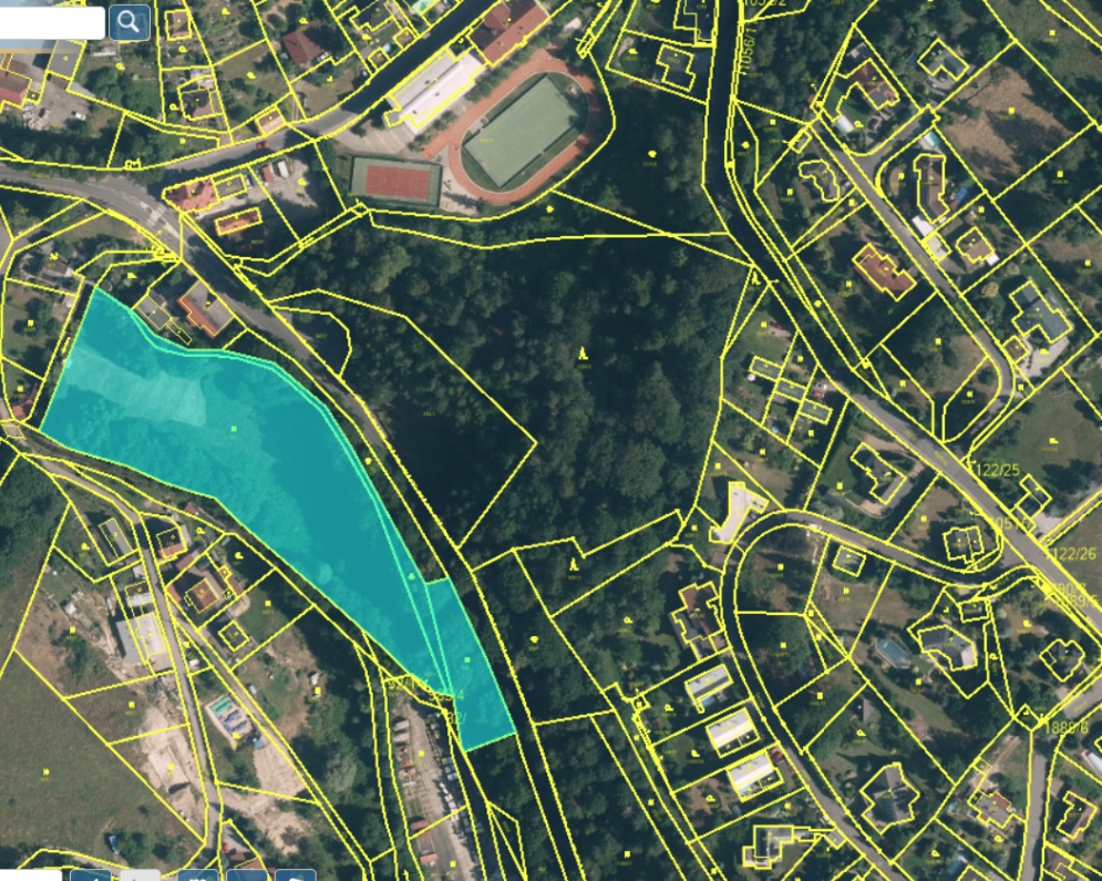 Prodej louky se stavební parcelou, celkem 9.547 m2, v Liberci, Starý Harcov, za 4.300.000,- Kč.