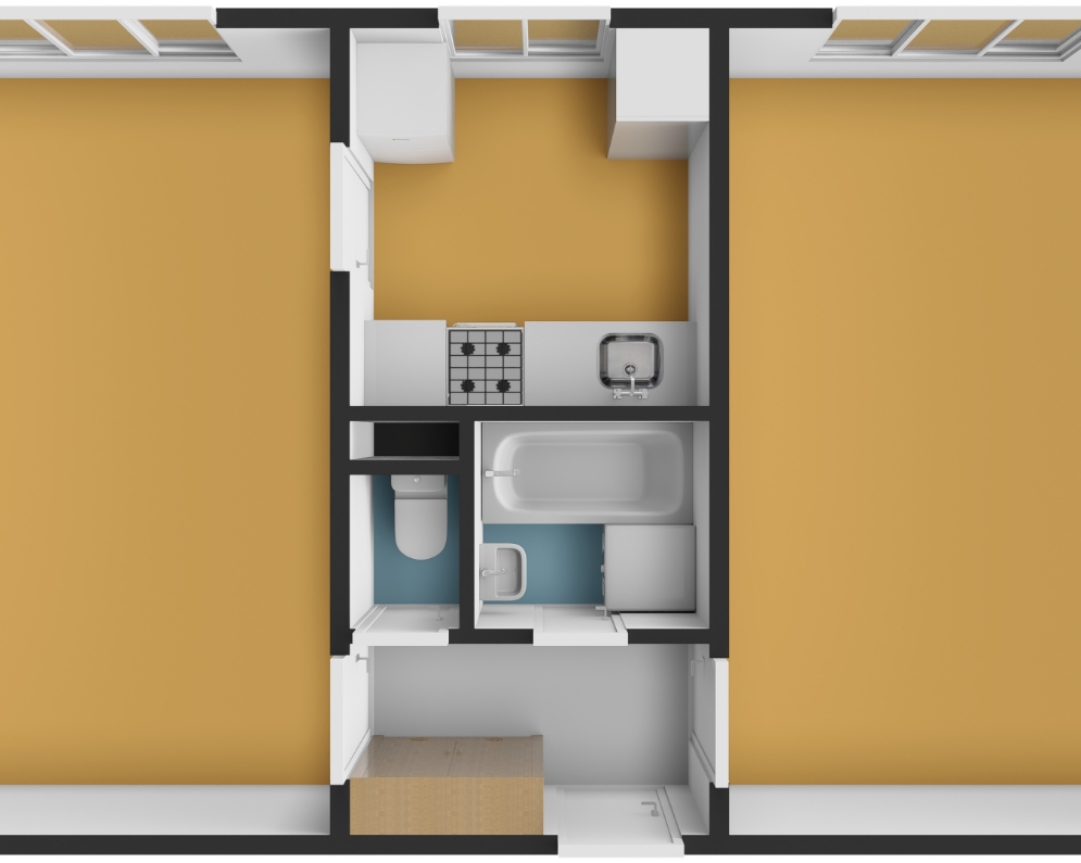 Pronájem pěkného bytu 2+1, ca 50 m2, po rekonstrukci, v Liberci, Králův Háj, Školní ul. 385, za 13.900,- Kč + spotřeby.