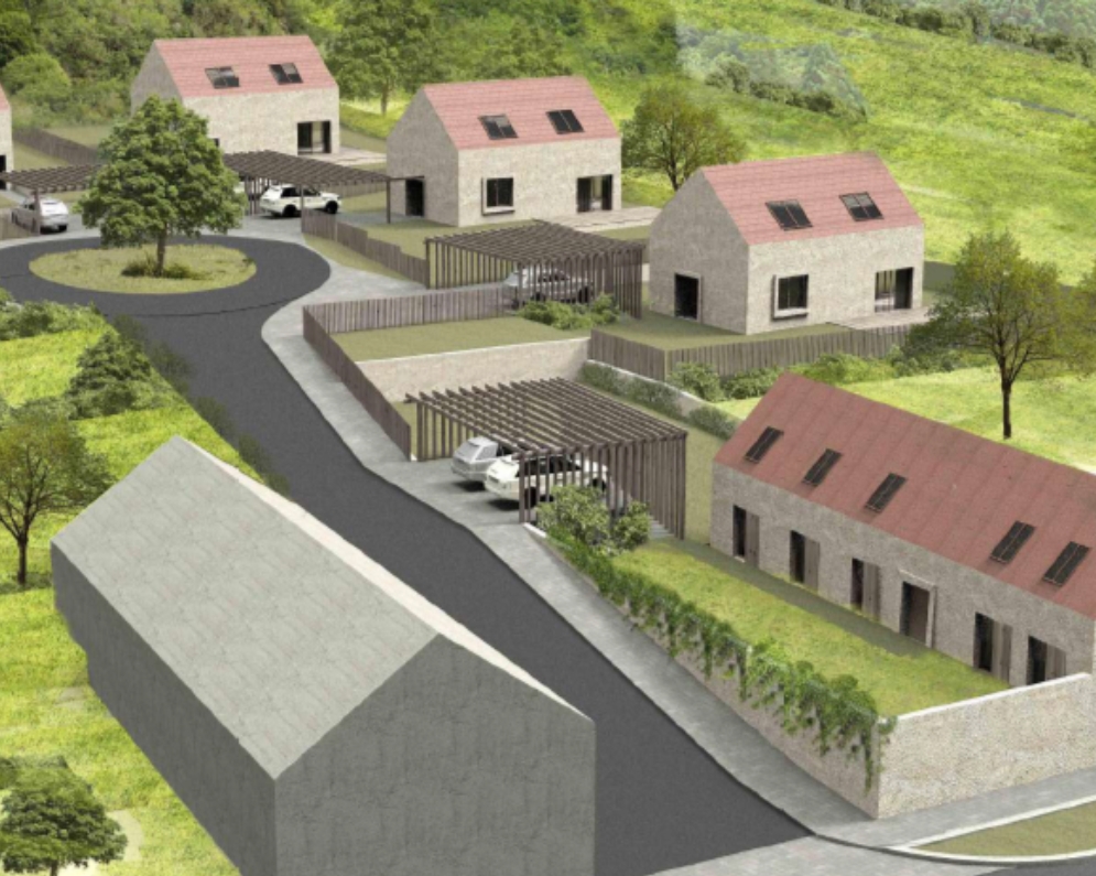 Prodej st. pozemků 4.428 m2 s RD č.p. 130 pro výstavbu 5 – 7 RD u Mladé Boleslavi, Kosmonosy, za 14.490.000,- Kč.
