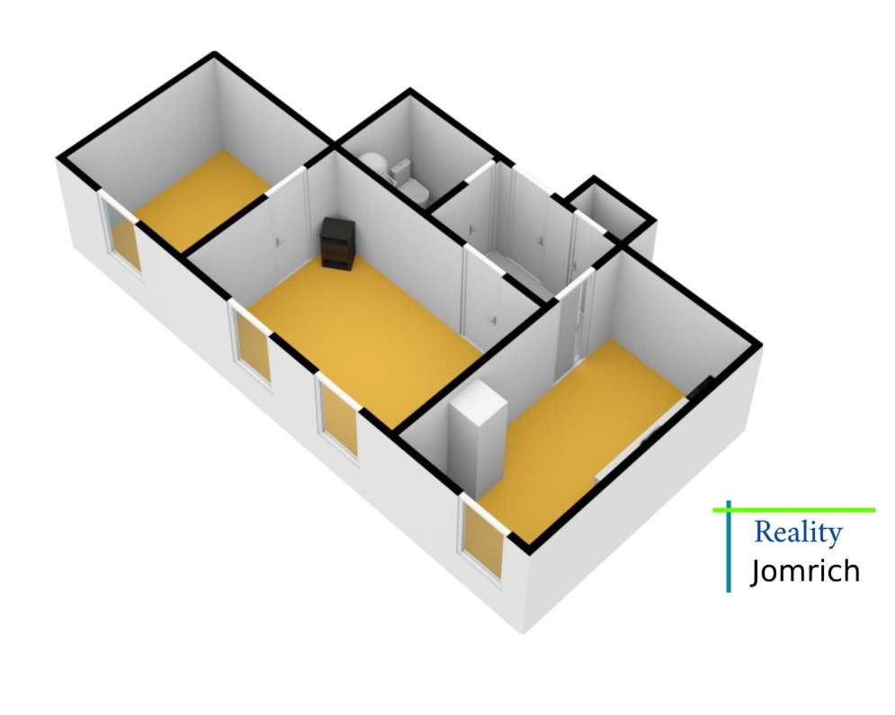 Pronájem bytu 2+1, ca 52 m2, s vlastním vytápěním i bezplatným parkováním ve dvoře, v Liberci, Vesec, za 11.000,- Kč + spotřeby